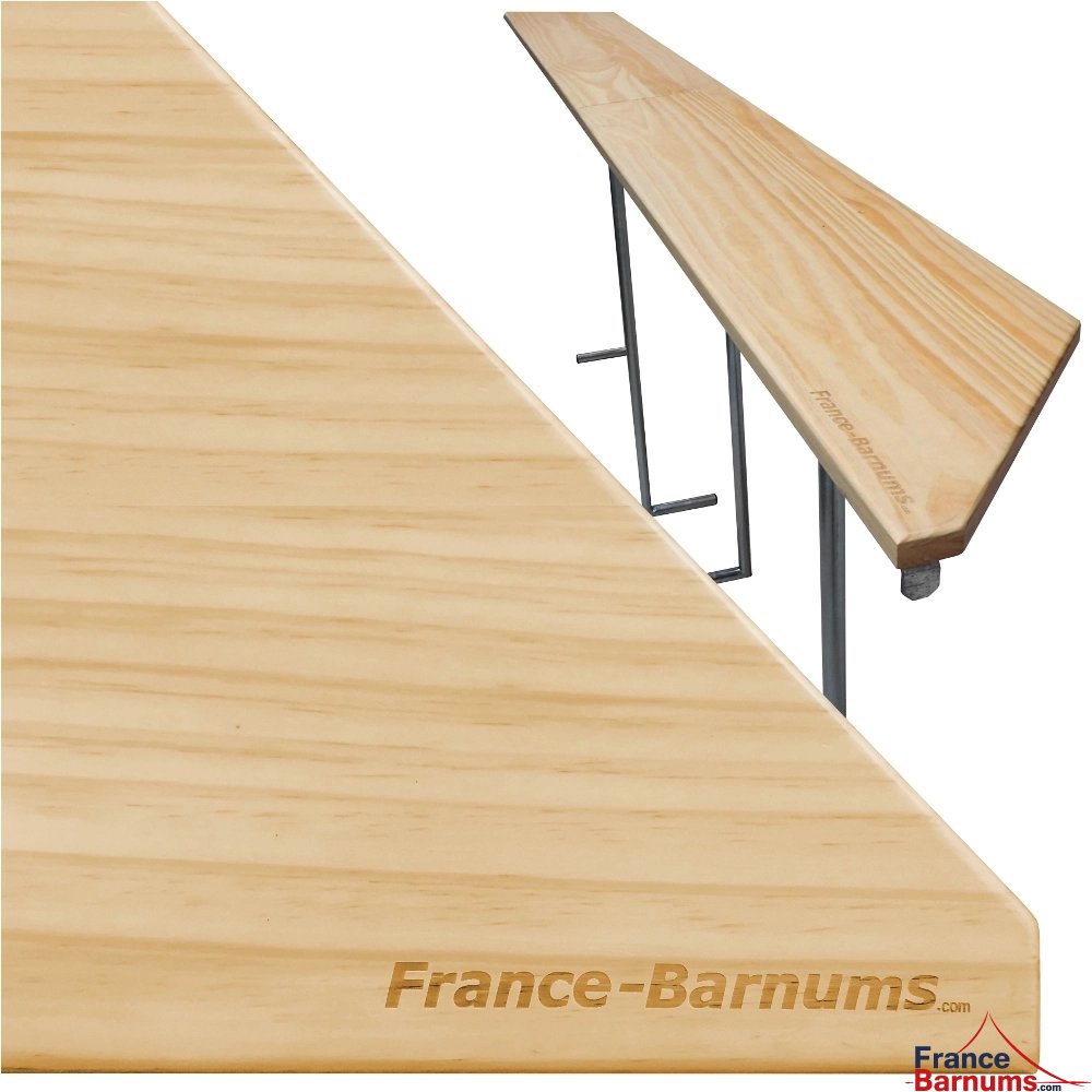 Comptoir buvette en bois pour Barnum pliant pack complet buvette ALU PRO 55 AUVENT