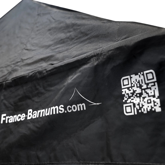 Bâche de toit avec QR code de barnum 55 auvent