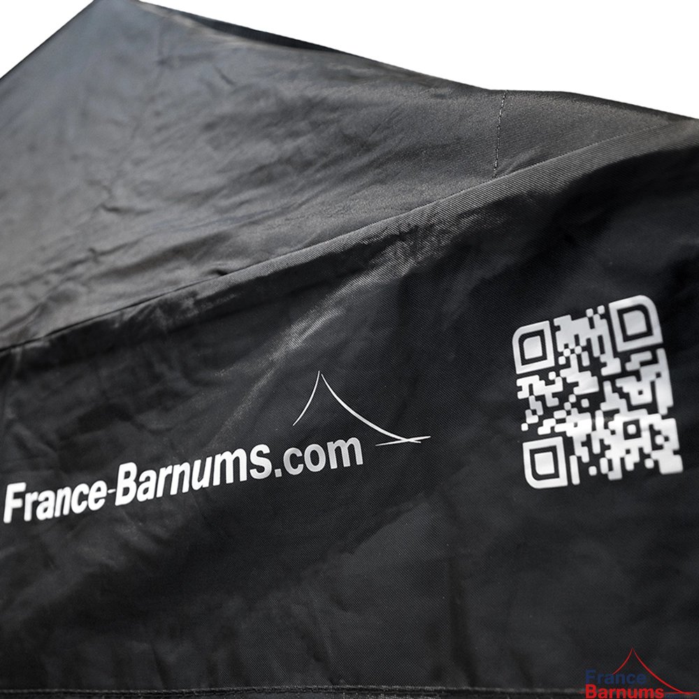 Bâche de toit avec QR code de barnum 55 auvent