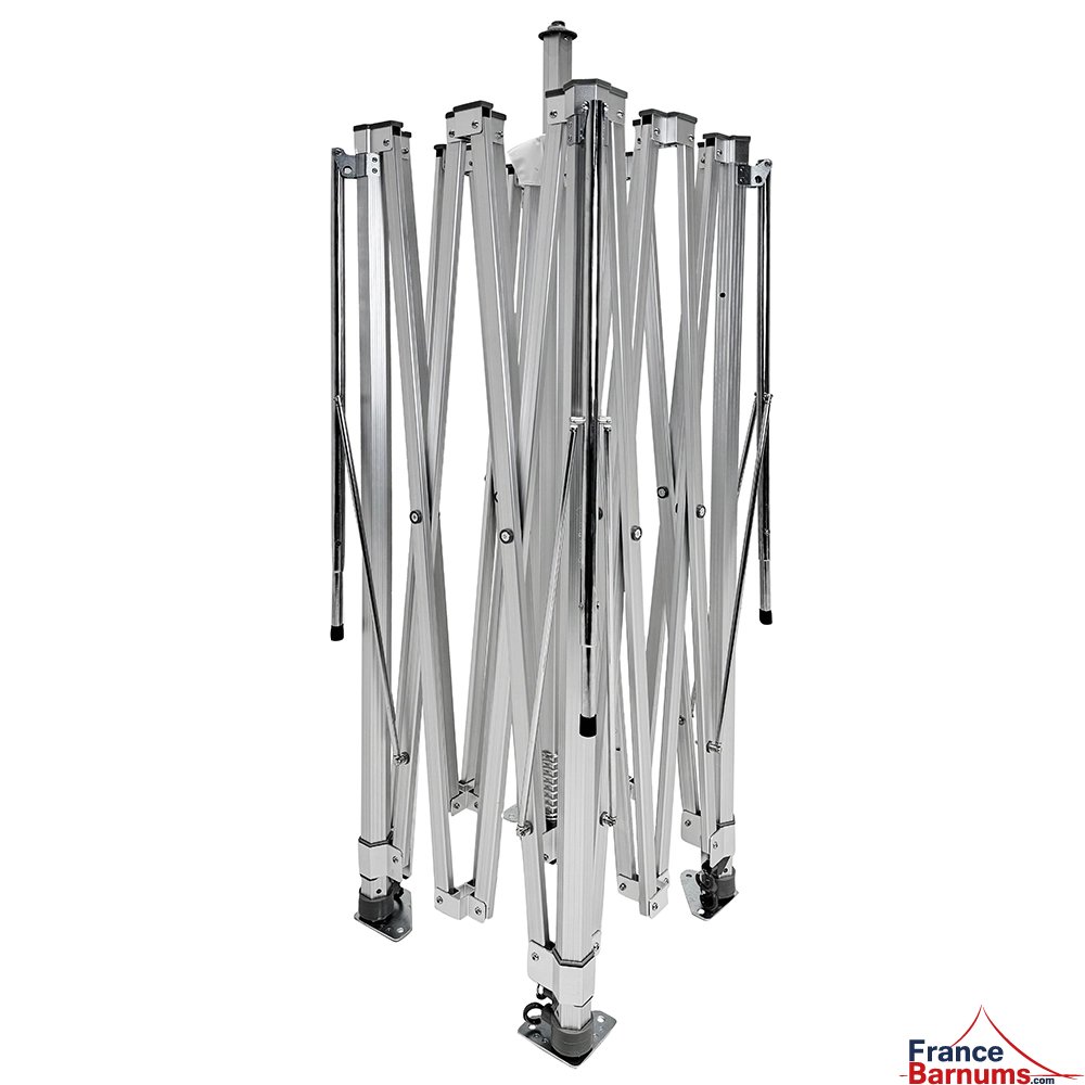 Structure pliante BARNUM ALU PRO 55 AUVENT 4x4m Pack buvette complet - Noir