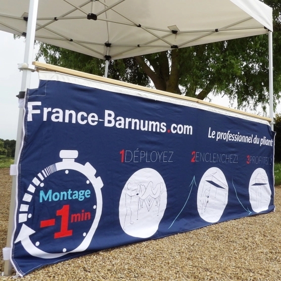 Jupe de comptoir imprimée