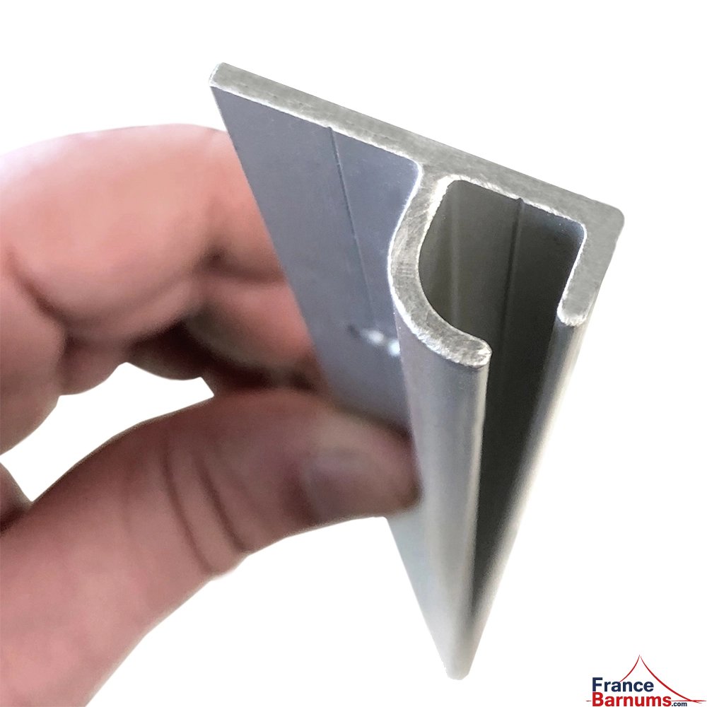 Ralingue de la table comptoir pliante pour jupe de table comptoir de 3m ou 4m en PVC 580gr/m²