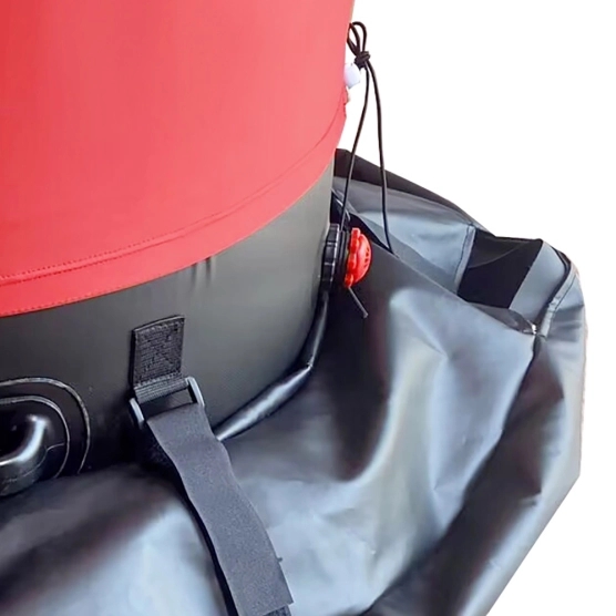 En option : des lests à positionner au pied de la colonne qui sont équipés de sangles à velcro En option : des lests à positionner au pied de la colonne qui sont équipés de sangles à velcro