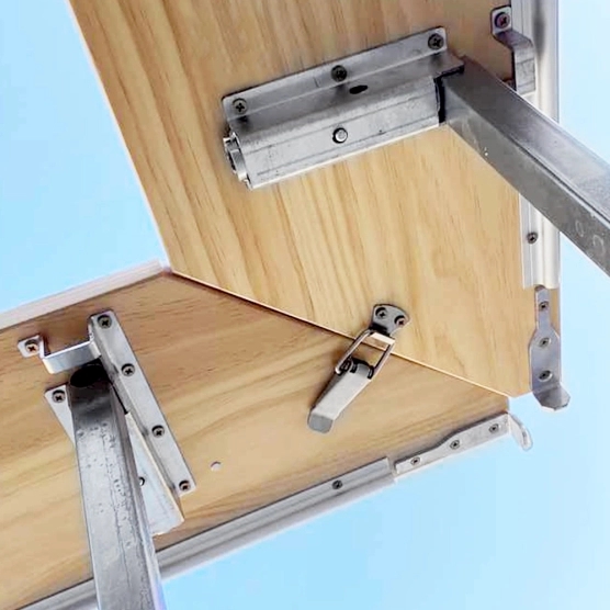 Comptoir buvette en bois de 3m pour Barnum pliant et stand buvette modulable ALU PRO 55 AUVENT