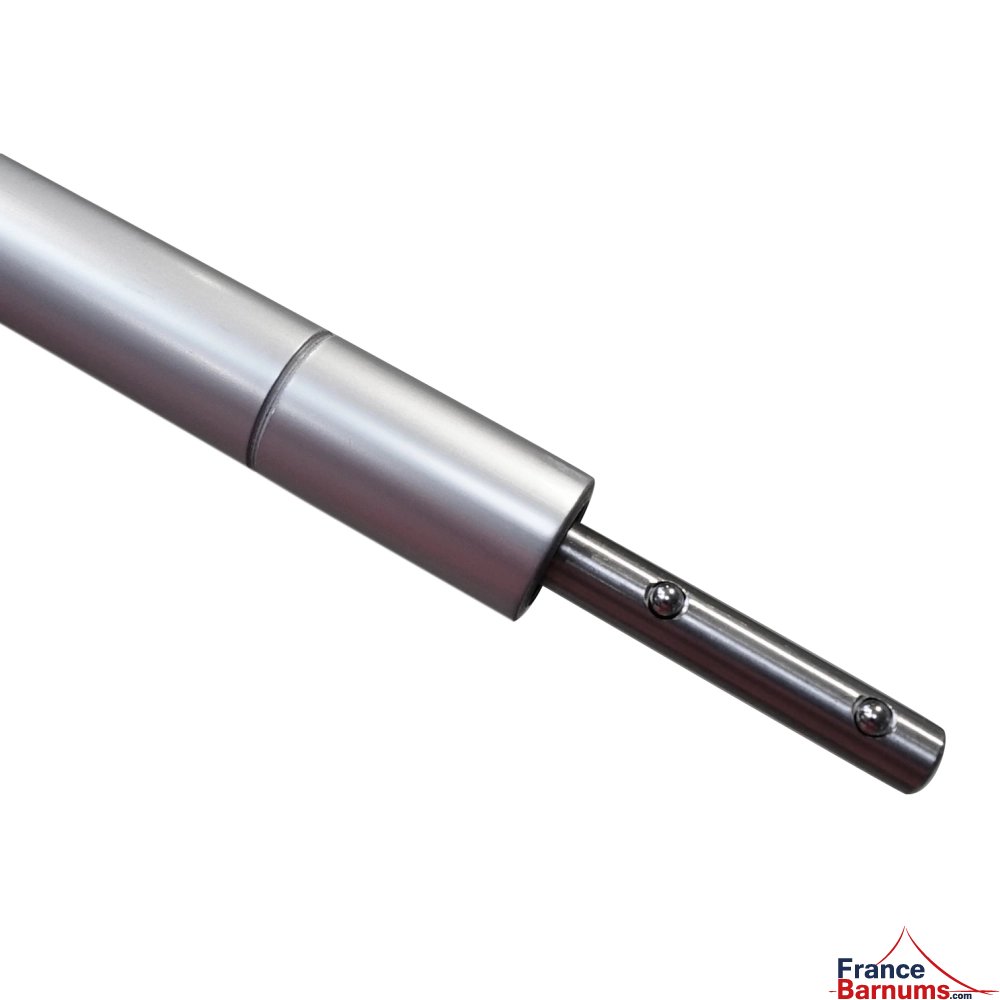 Mât faîtage fournie avec le drapeau imprimable RECTO-VERSO à insérer sur barnum ALU PRO 55 AUVENT