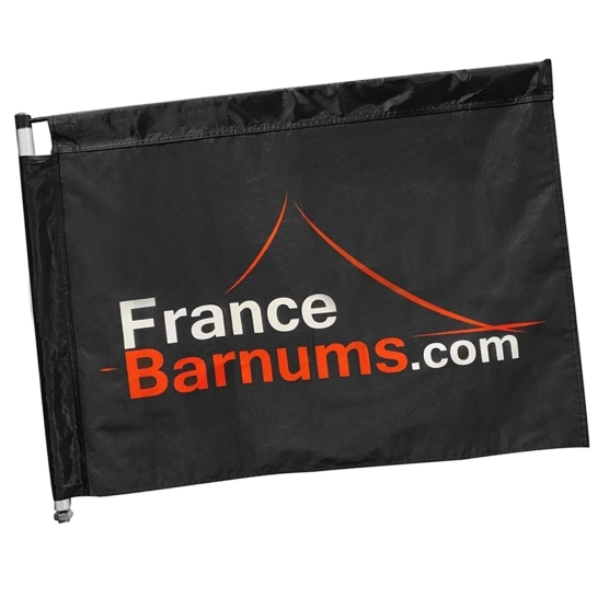 Drapeau personnalisable Recto/Verso - Barnum de la gamme ALU PRO 55 AUVENT
