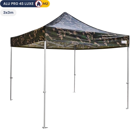 Tente chasse camouflage - Tente Pliante professionnel camouflage 3x3m aluminium norme M2