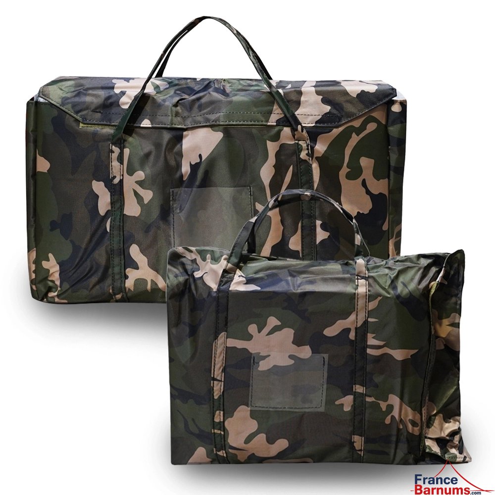 Sacs coordonnées pour barnum pliant ALU PRO 45 LUXE camouflage avec pack côtés