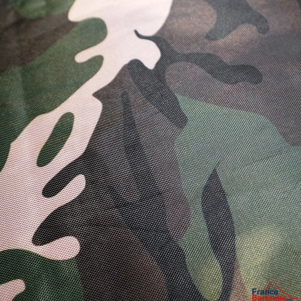 Bâche Polyester de motif camouflage avec enduction PVC 380g/m2