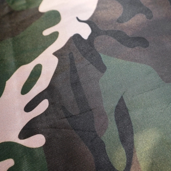 Bâche polyester de couleur camouflage avec enduction PVC 380g/m2