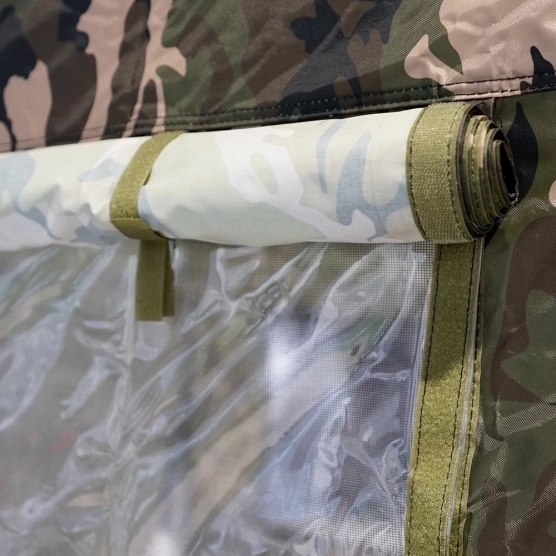 Les fenêtres sont enroulables facilement