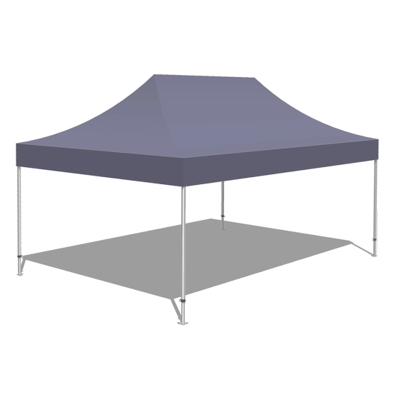 Tonnelle Pliante Alu Pro 55 ECO 520 M2 4mx6m BLANC 520gr/m²