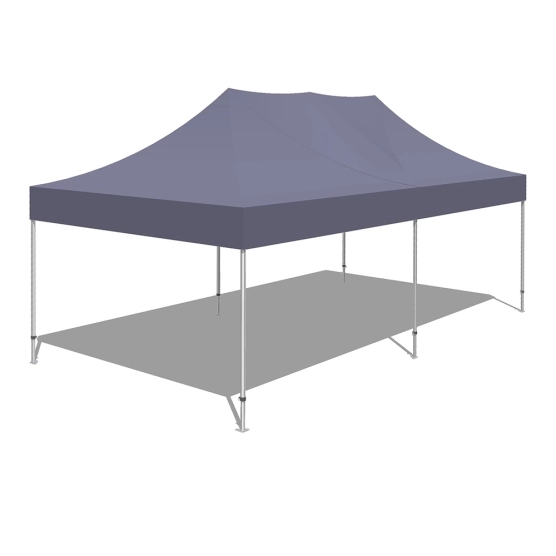 Tonnelle Pliante Alu Pro 55 ECO 520 M2 4mx8m BLANC 520gr/m²