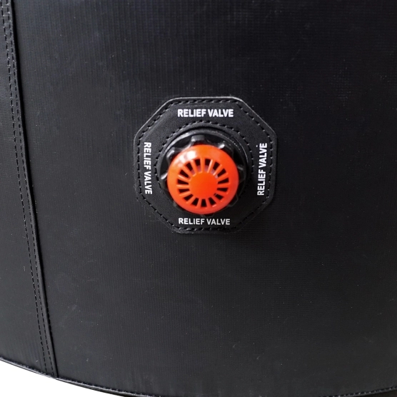 une valve de sécurité permet d'éviter le surgonflage