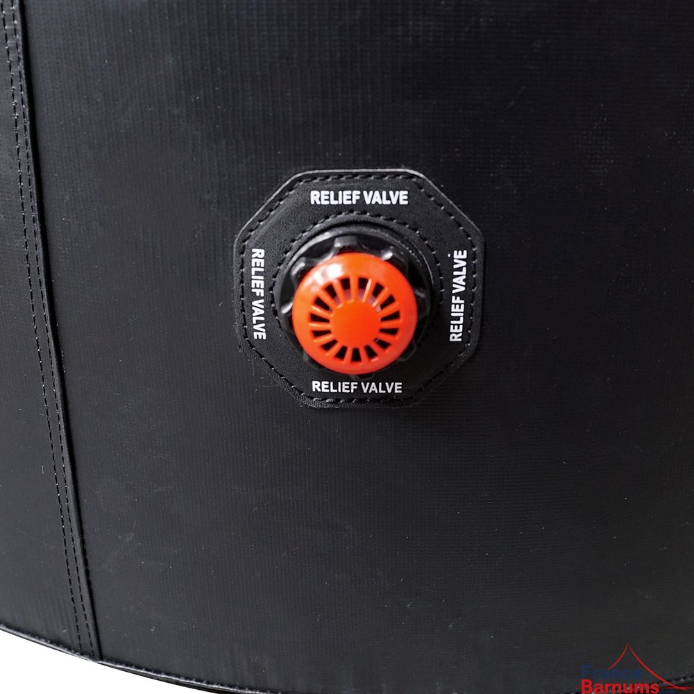 une valve de sécurité permet d'éviter le surgonflage