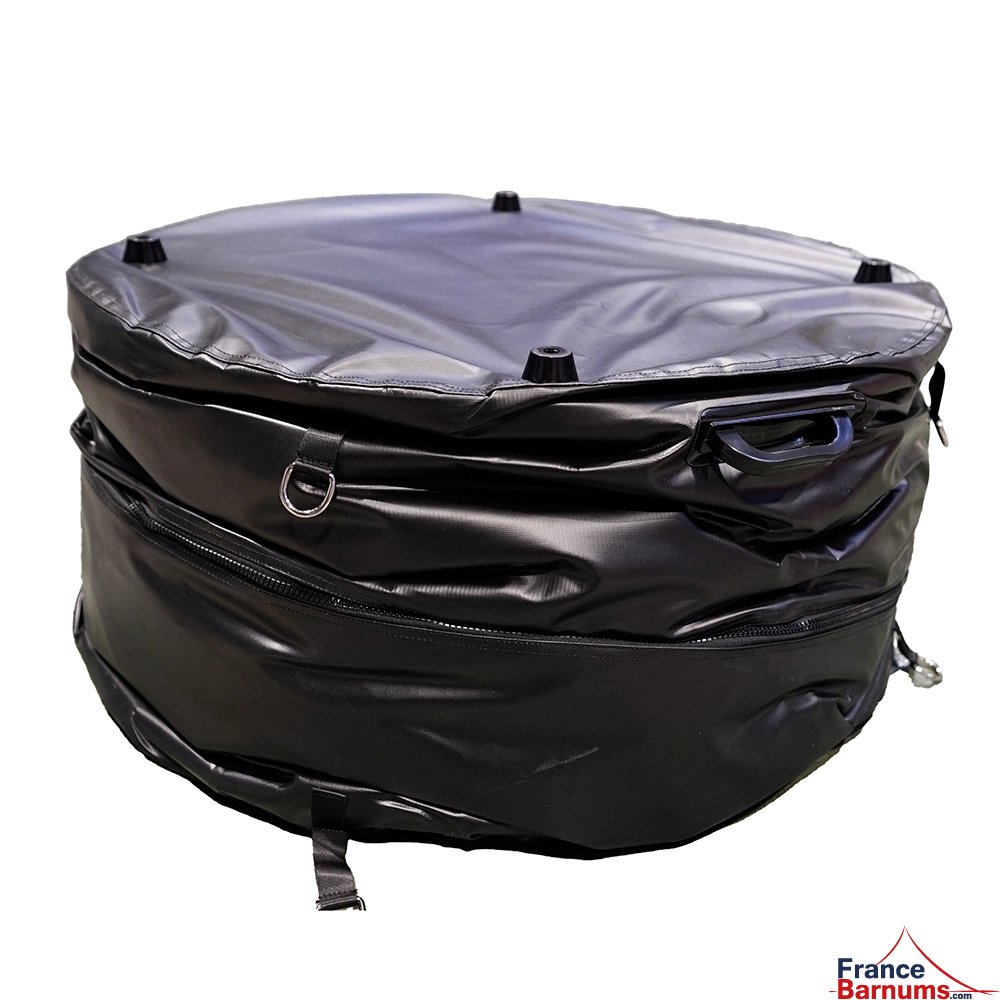 une fois dégonflée, l'arche gonflable est facilement transportable grâce à son rangement intégré une fois dégonflée, l'arche gonflable est facilement transportable grâce à son rangement intégré