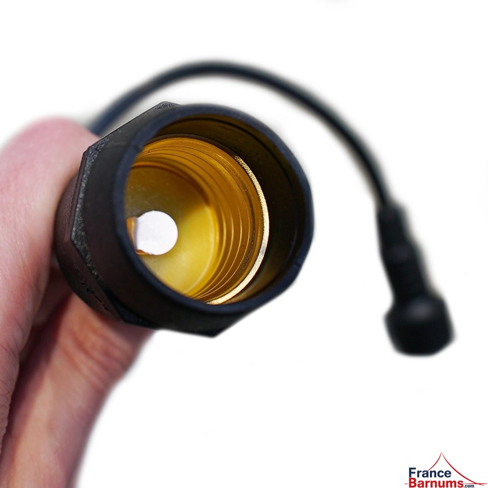 Culot à vis des ampoules de guirlandes guinguette multicolore pour barnum pliant et tente de réception