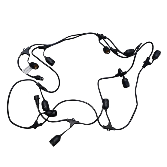 Guirlandes guinguette multicolore pour barnum pliant et tente de réception