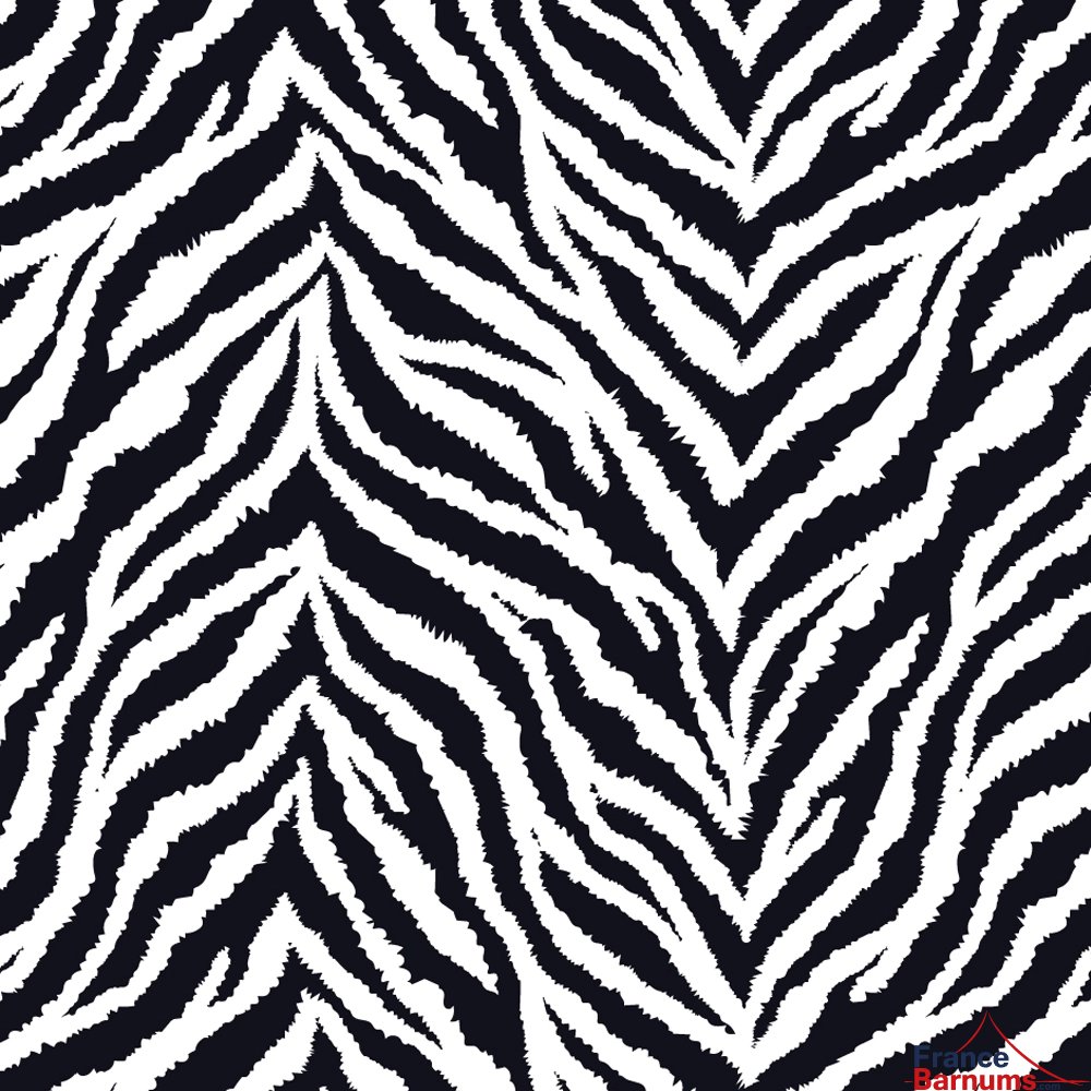 Impression de bâche de barnum pliant Zèbre