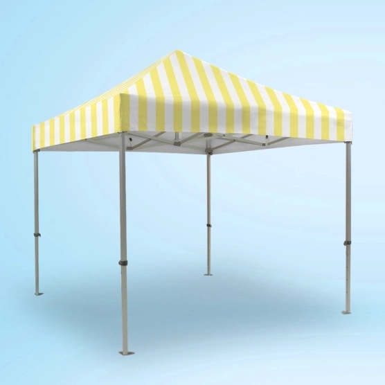 Barnum imprimé avec des rayures jaunes