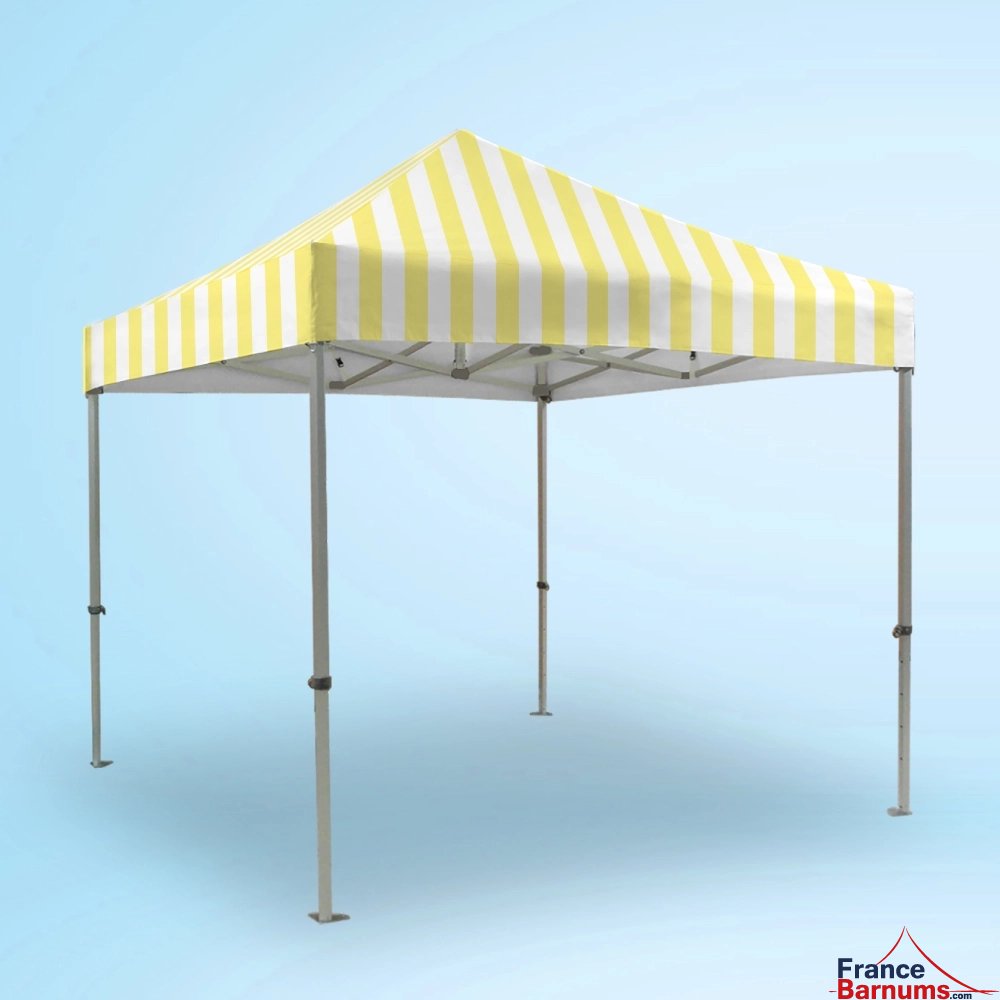 Barnum imprimé avec des rayures jaunes