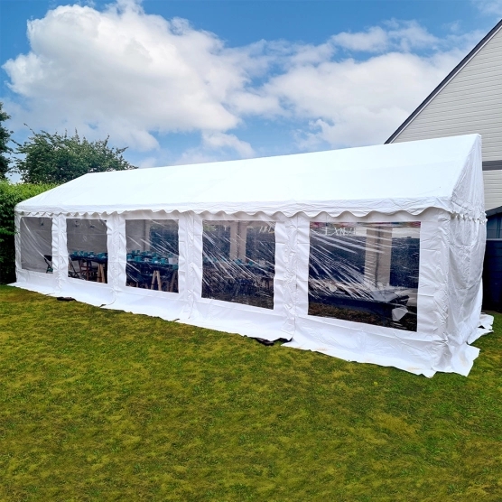 Tente de réception - Chapiteau MEDIUM 4m x 10m en PVC