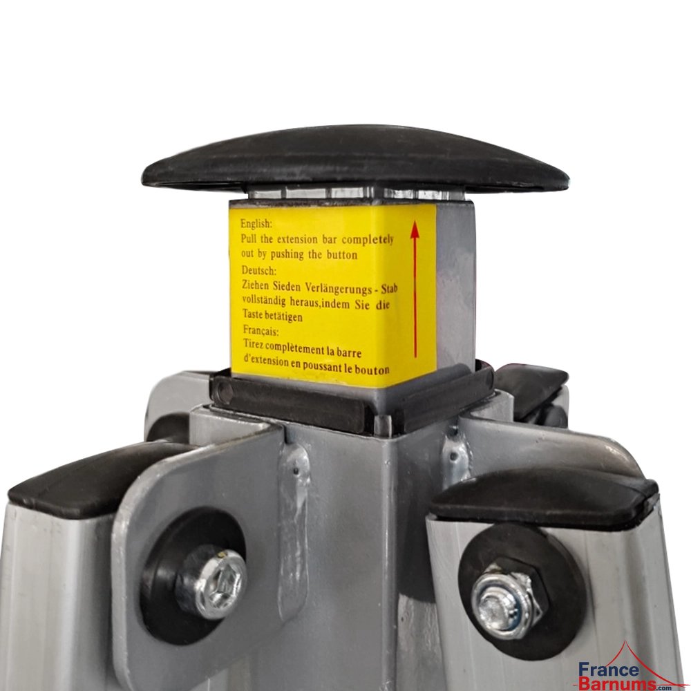 Extension de mât pour Alu Pro 55 ECO 520 M2 5mx5m BLANC + Pack Fenêtres 520gr/m²