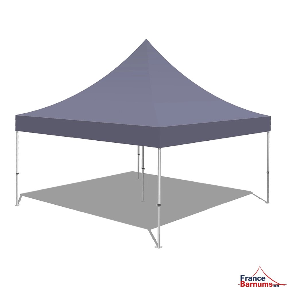 Tonnelle Pliante Alu Pro 55 ECO 520 M2 5mx5m BLANC 520gr/m² Tonnelle Pliante Alu Pro 55 ECO 520 M2 5mx5m BLANC 520gr/m²