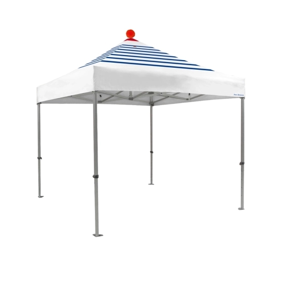 version 3d barnum pliant capsule Capsule marinière avec toit seul vue arrière structure 45 luxe
