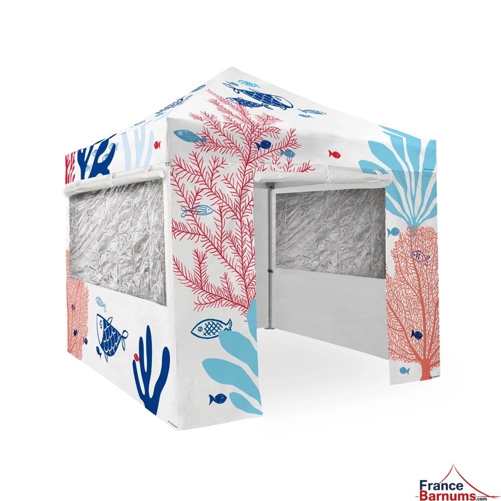 version 3d barnum pliant capsule Capsule océan avec entourage complet structure 45 luxe