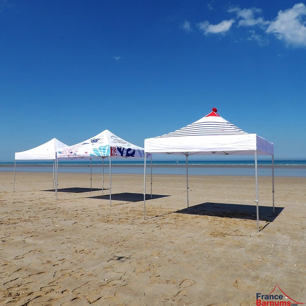 Barnum pliant imprimé - Capsule Capsule MARINIERE - 3mx3m