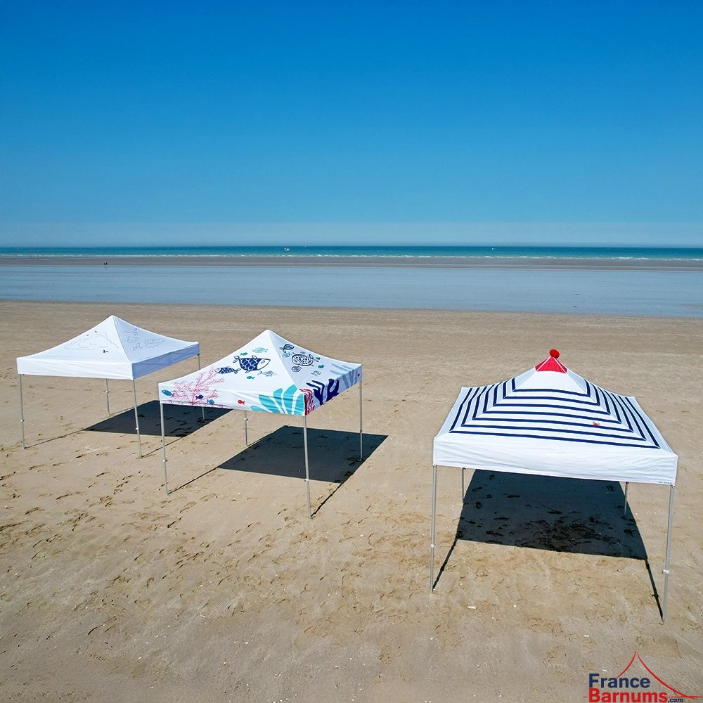 Barnum pliant imprimé - Capsule Capsule MARINIERE - 3mx3m