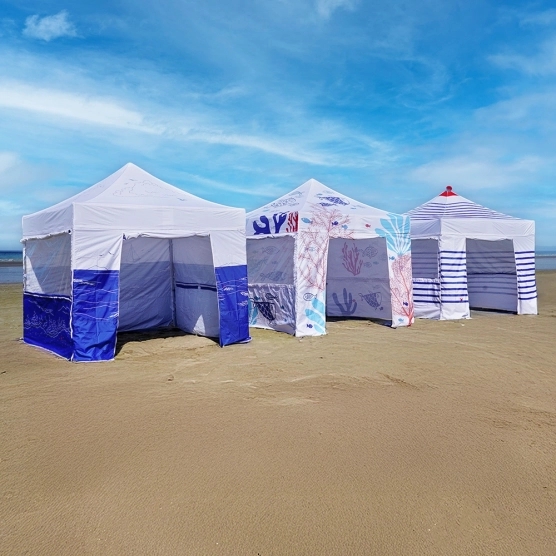 Barnum pliant imprimé - Capsule Capsule MARINIERE - 3mx3m