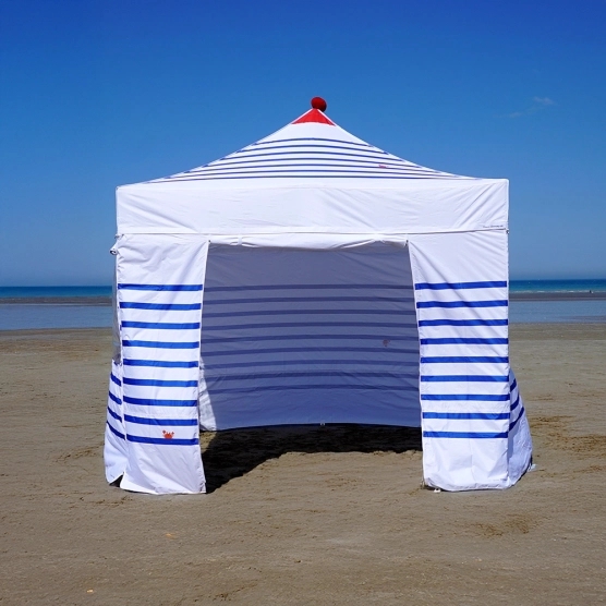 Barnum pliant imprimé - Capsule Capsule MARINIERE - 3mx3m