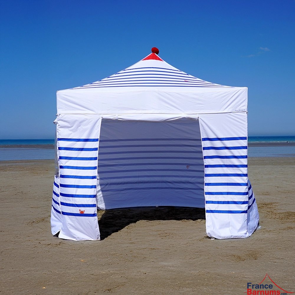 Barnum pliant imprimé - Capsule Capsule MARINIERE - 3mx3m