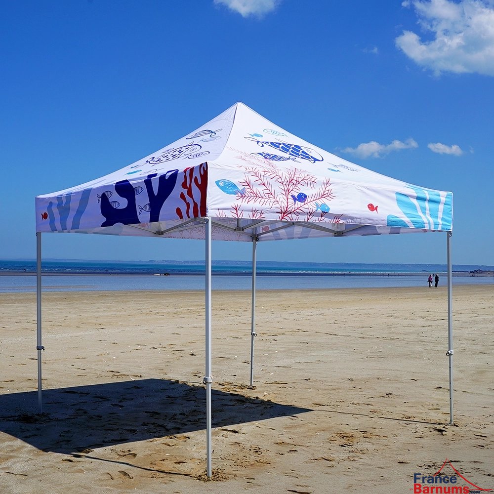 Barnum pliant imprimé - Capsule OCEAN - 3mx3m