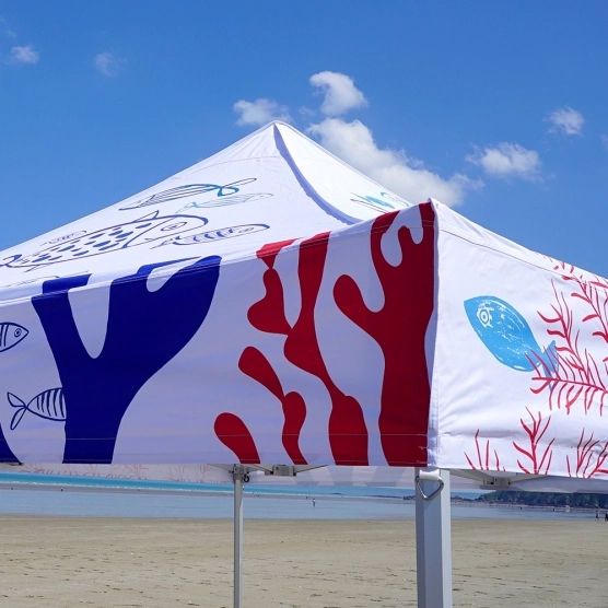 Barnum pliant imprimé - Capsule OCEAN - 3mx3m