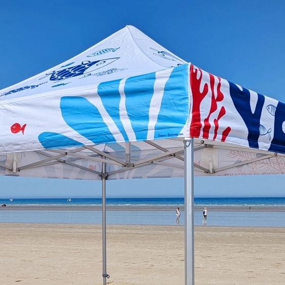 Barnum pliant imprimé - Capsule OCEAN - 3mx3m