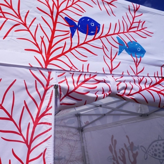 Barnum pliant imprimé - Capsule Capsule OCEAN - 3mx3m - Pack Fenêtres Special Barnum pliant imprimé - Capsule Capsule OCEAN - 3mx3m - Pack Fenêtres Special