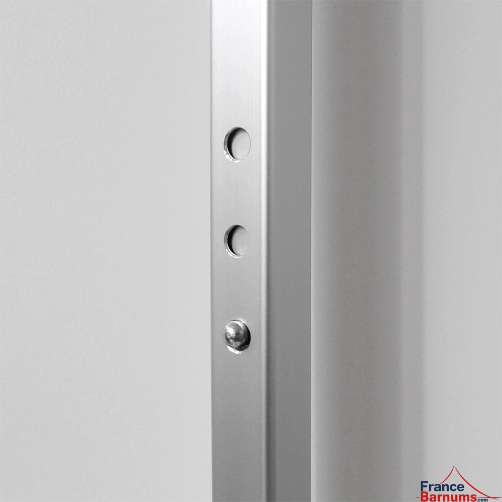 Pied de renfort central pour DEMI-MUR de 4m à 4,5m en aluminium