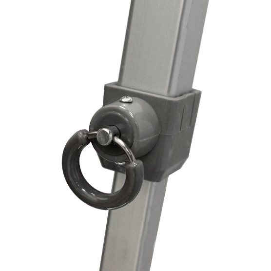 Pied de renfort central pour DEMI-MUR de 4m à 4,5m en aluminium