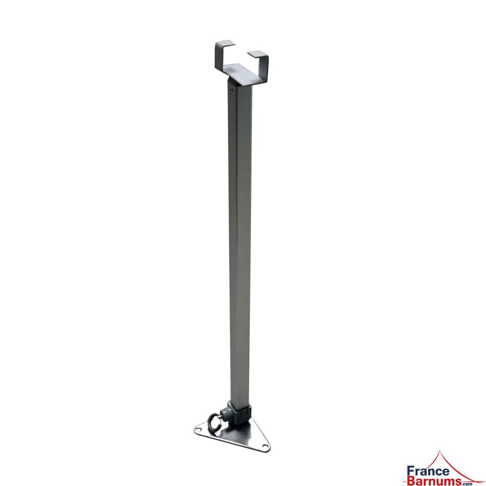 Pied de renfort central pour DEMI-MUR de 4m à 4,5m en aluminium