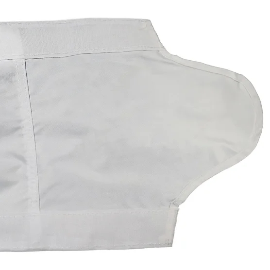 Gouttière de 3m en Polyester 380gr/m² avec double velcro pour joindre une bâche de  toit et un mur pour tente pliante