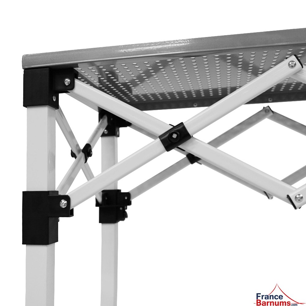 structure pliante de la table comptoir