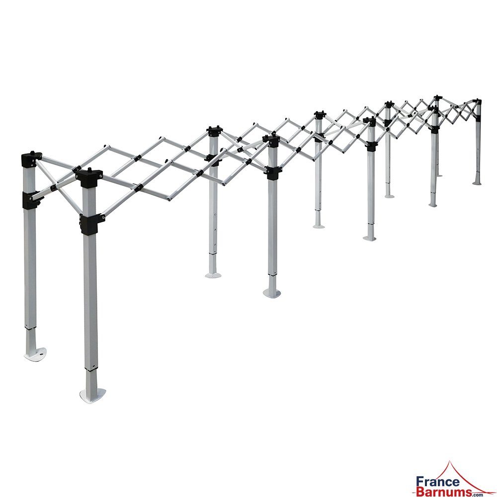 structure pliante de la table comptoir de 4m sur 2 niveaux de 40cm et ses 10 pieds structure pliante de la table comptoir de 4m sur 2 niveaux de 40cm et ses 10 pieds