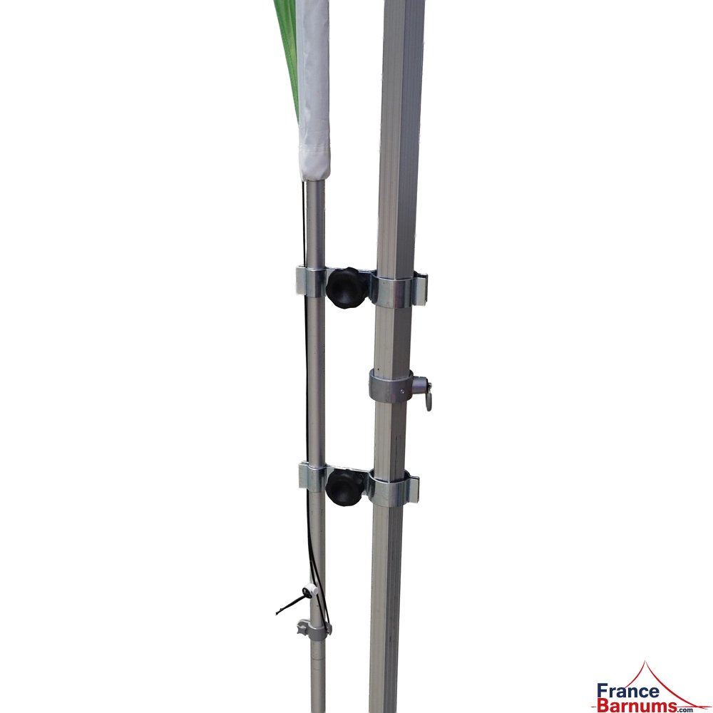 Connecteur d'ORIFLAMME pour barnum pliant Alu Pro 55 Luxe Connecteur d'ORIFLAMME pour barnum pliant Alu Pro 55 Luxe