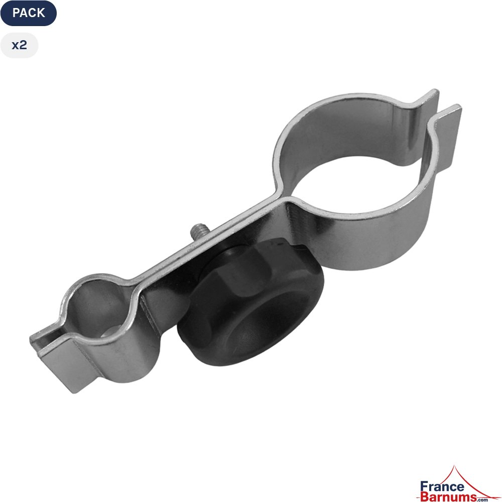 Pack de 2 Connecteurs d'ORIFLAMME pour barnum pliant Alu Pro 55 Luxe Pack de 2 Connecteurs d'ORIFLAMME pour barnum pliant Alu Pro 55 Luxe