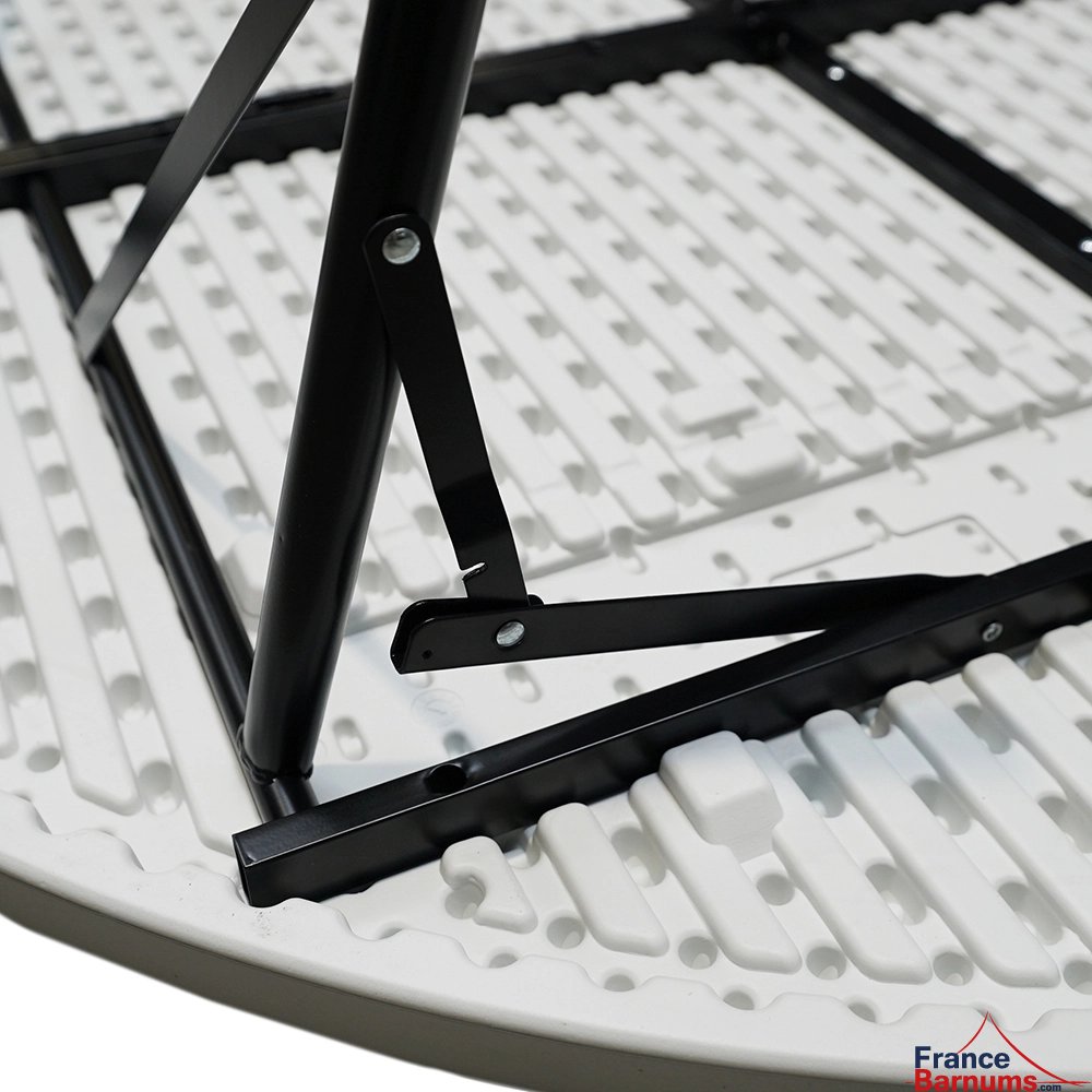 table blanche ronde pliable en quelques secondes sous forme de valise table blanche ronde pliable en quelques secondes sous forme de valise