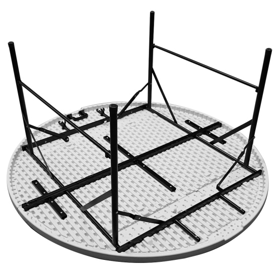 Table ronde blanche pliante Table ronde blanche pliante