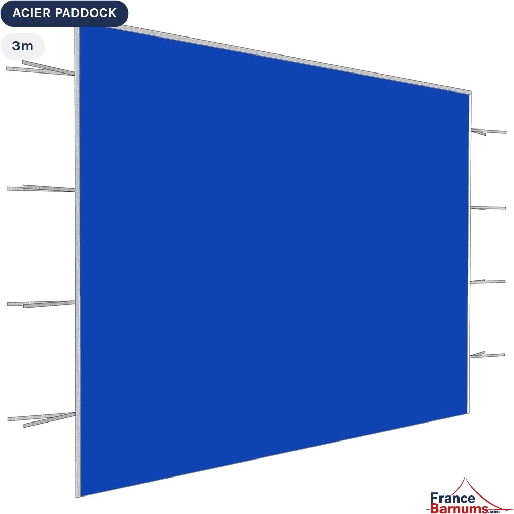Paroi de 3m Pleine bleue - Toile oxford 290gr/m² Paroi de 3m Pleine bleue - Toile oxford 290gr/m²